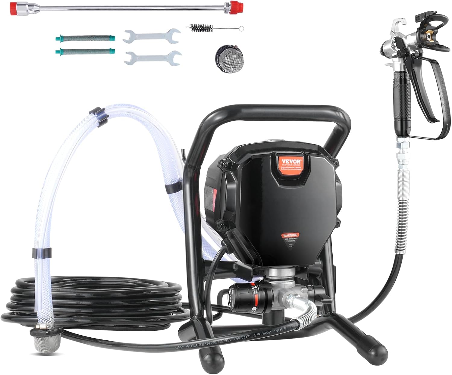 Stand Airless Paint Sprayer, 3000PSI 750W Electric Airless Sprayer T866220