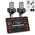 Podcast Microphone Bundle with Audio Mixer, 3.5mm Condenser Microphone, Soundboard with Voice Changer G71996
