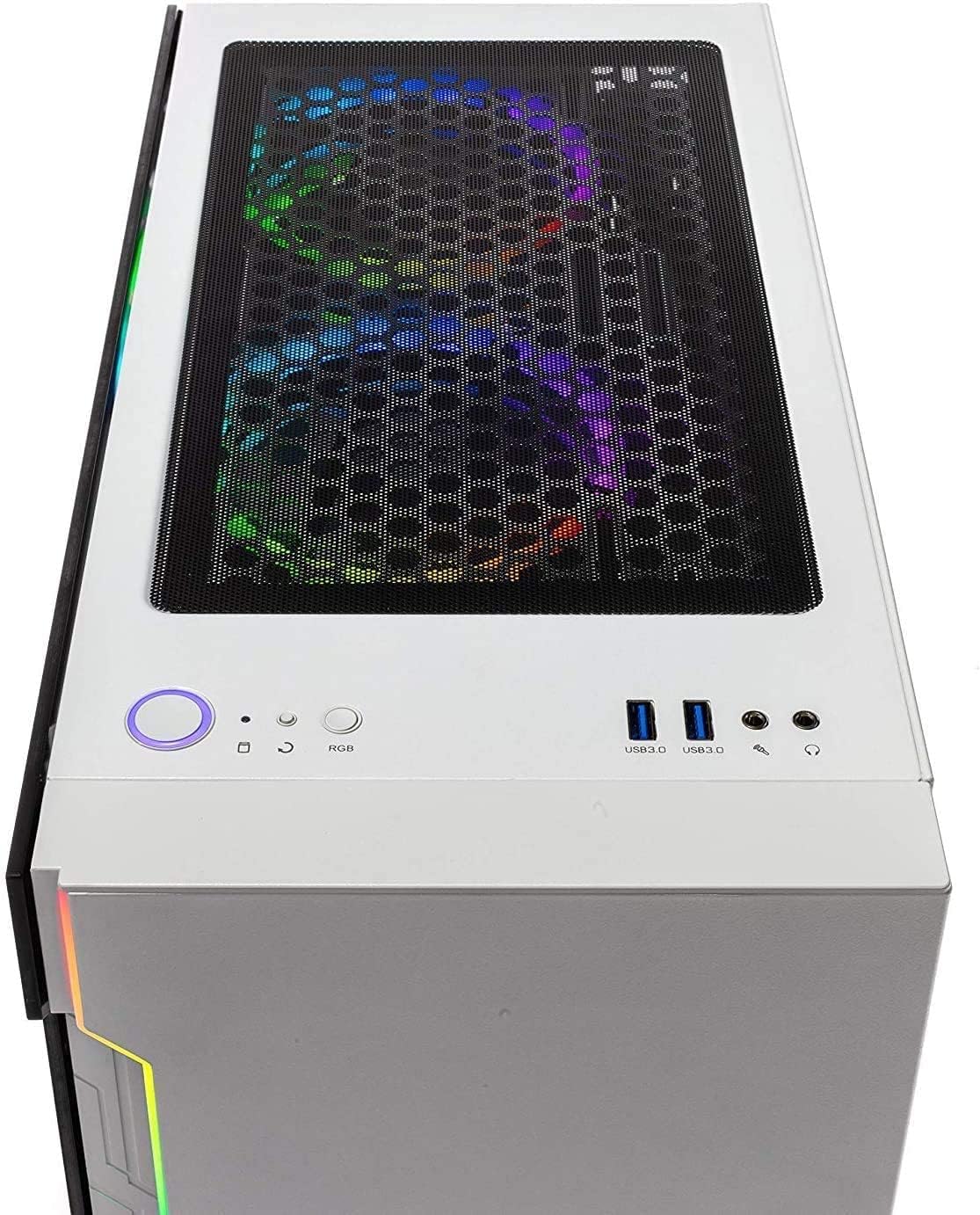 White Gaming PC Desktop with Intel Core i5 10400F, RTX 3060, 16GB DDR4 RAM, 1TB NVME SSD G944