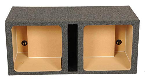 15" Dual Vented Square Subwoofer Enclosure Box B72456