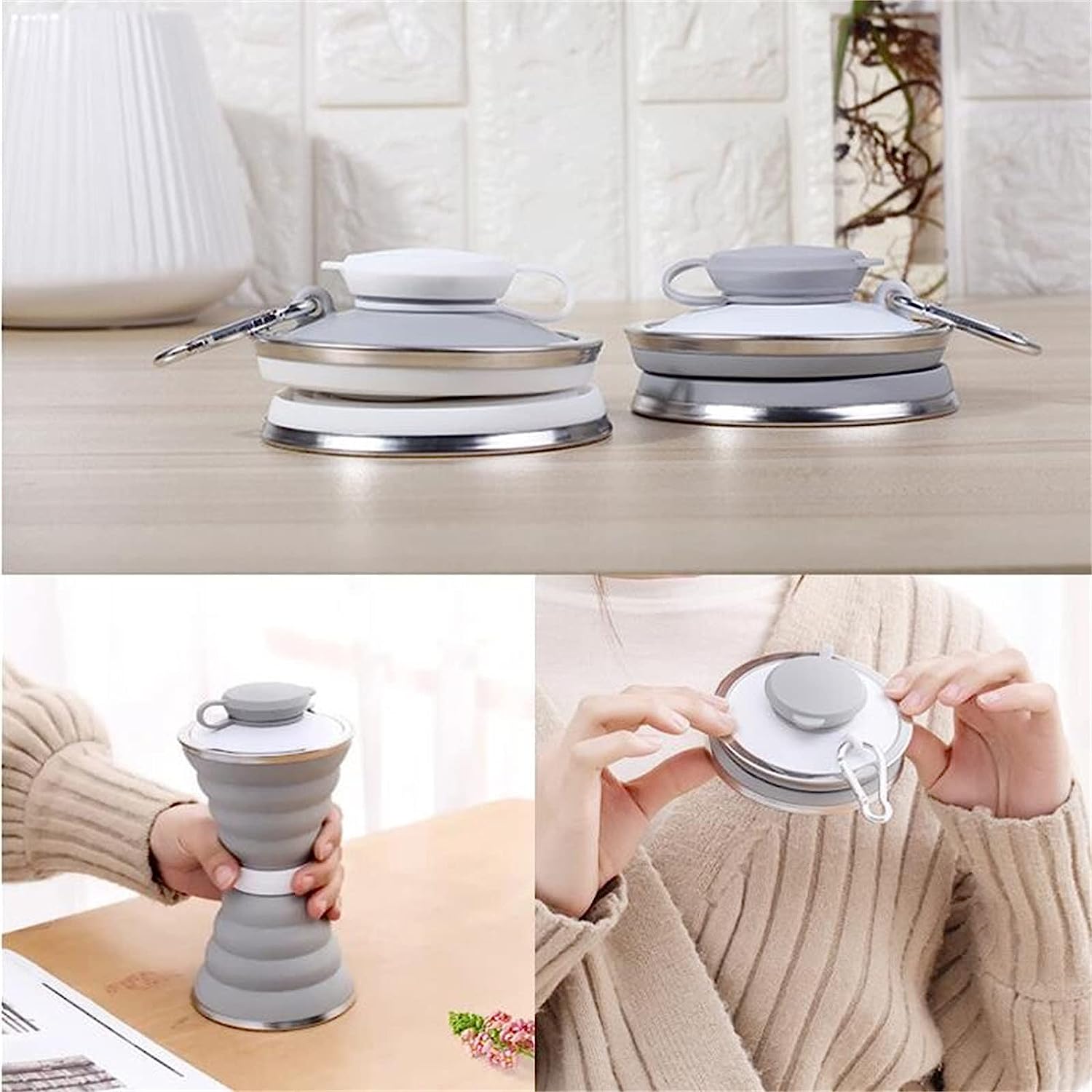 Foldable Silicone Water Bottle X13870