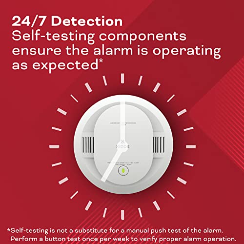 AA Battery Powered Smoke & Carbon Monoxide Detector, 2 Pack F792791