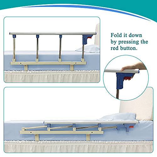 Collapsible Bed Side Grab Rail (37"x14", Only 1) H8600