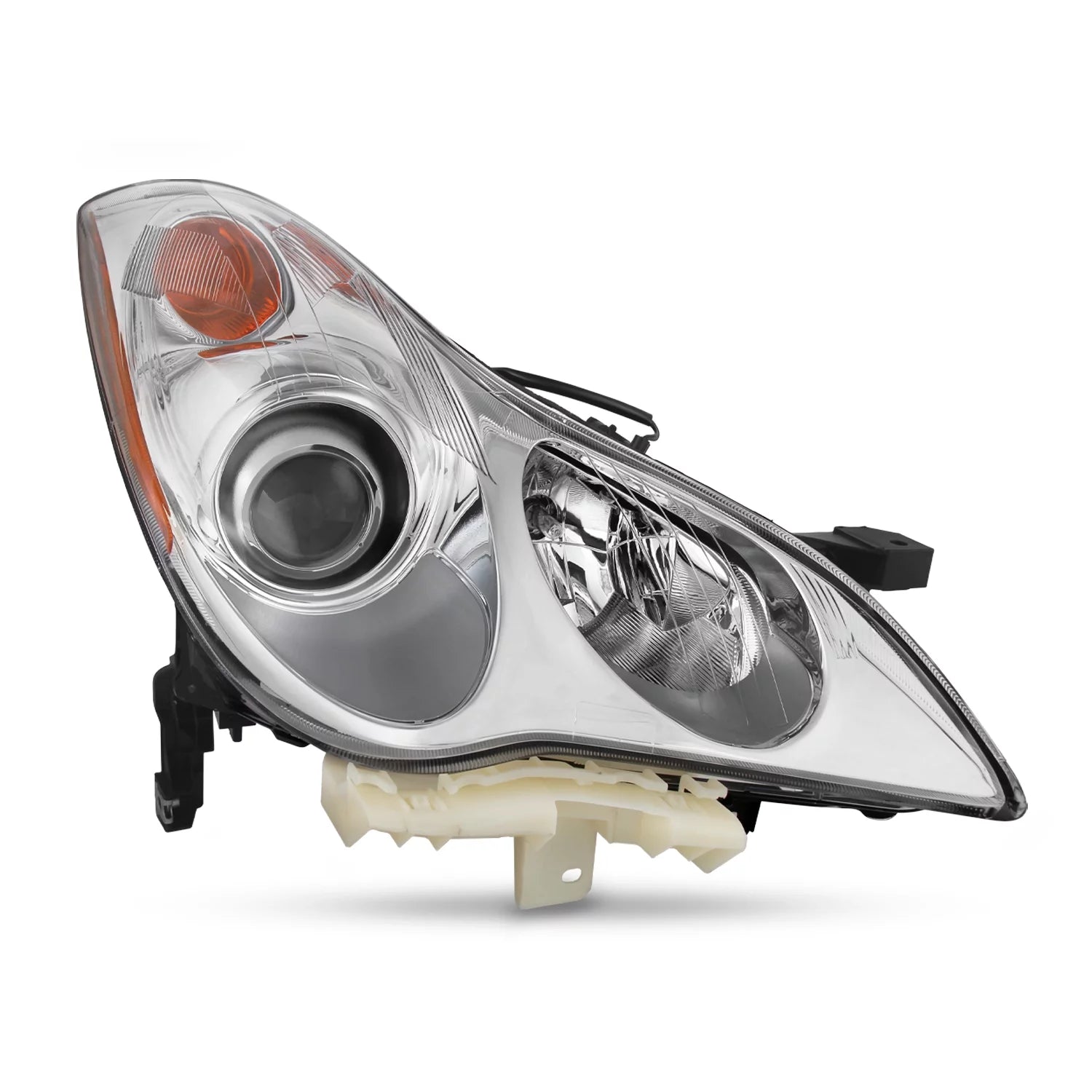 Chrome Projector Headlight Passenger Right V8788