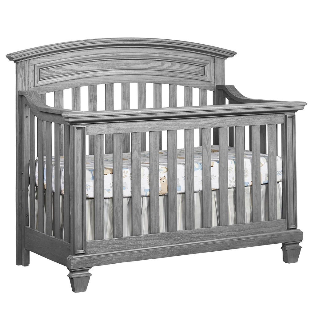 Brushed Gray 4 in 1 Convertible Crib Z193937