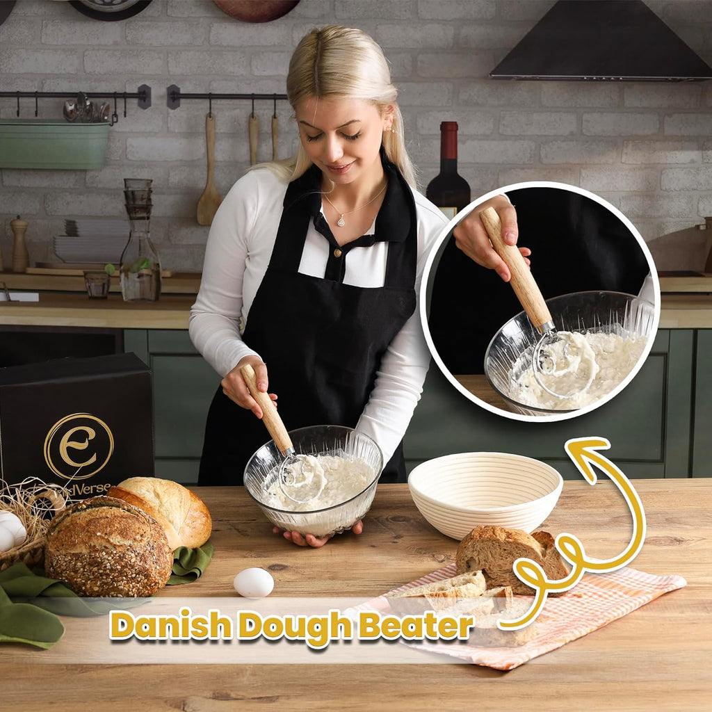 Round 9 inch Sourdough Proofing Basket J638041