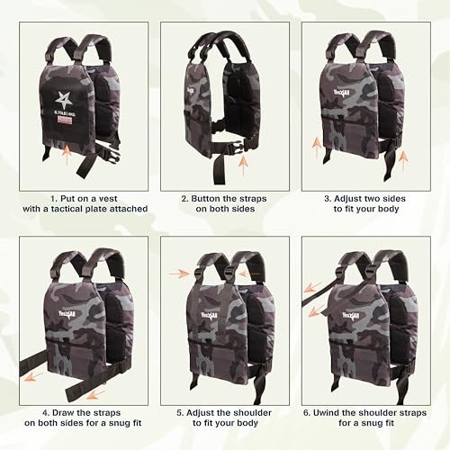 Weight Vest Plate Pairs T500