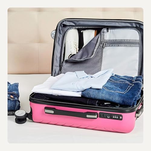Navy Blue 21-inch Carry On Luggage with Wheels L108298