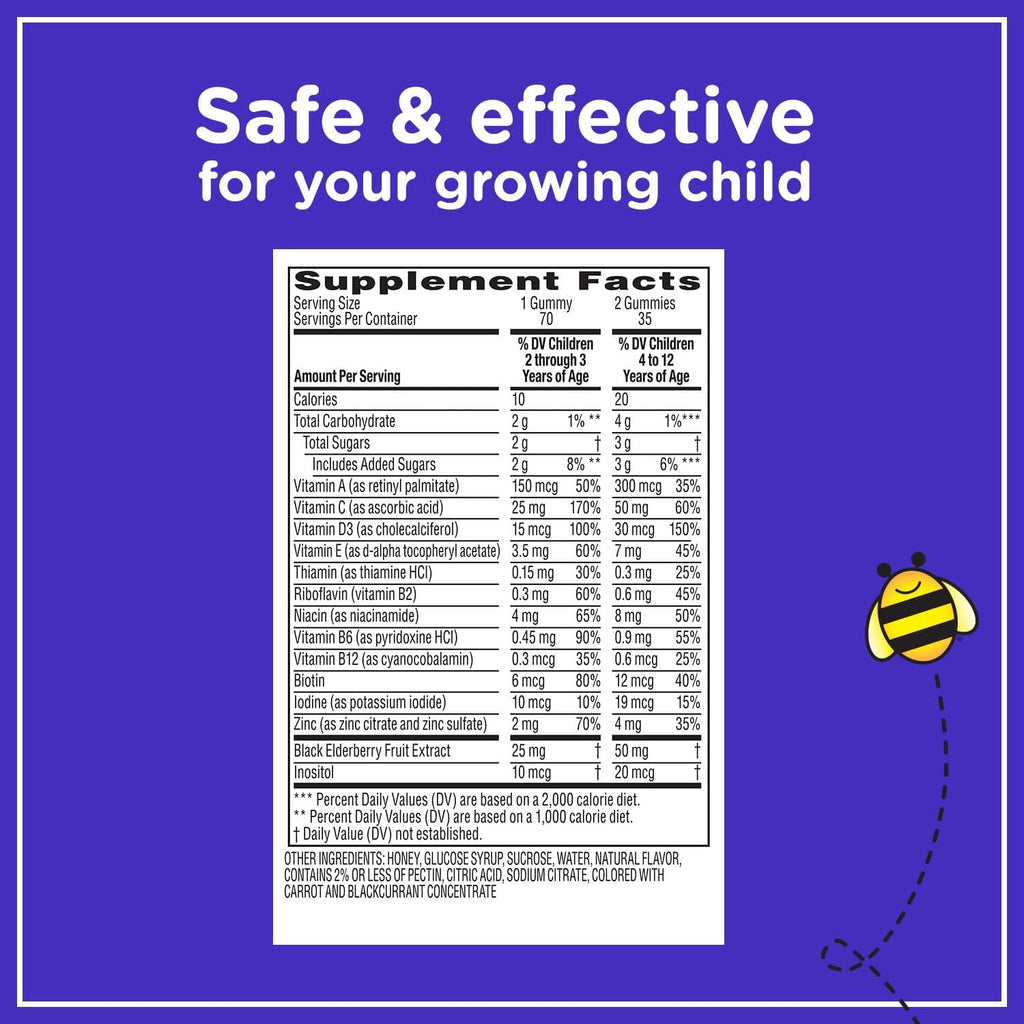 70 Count Kids Multivitamin Gummies A337895