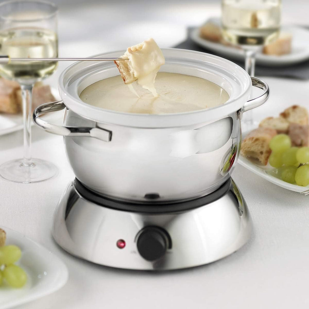 3-in-1 Electric Fondue Set, 81 Ounce, Silver M5506