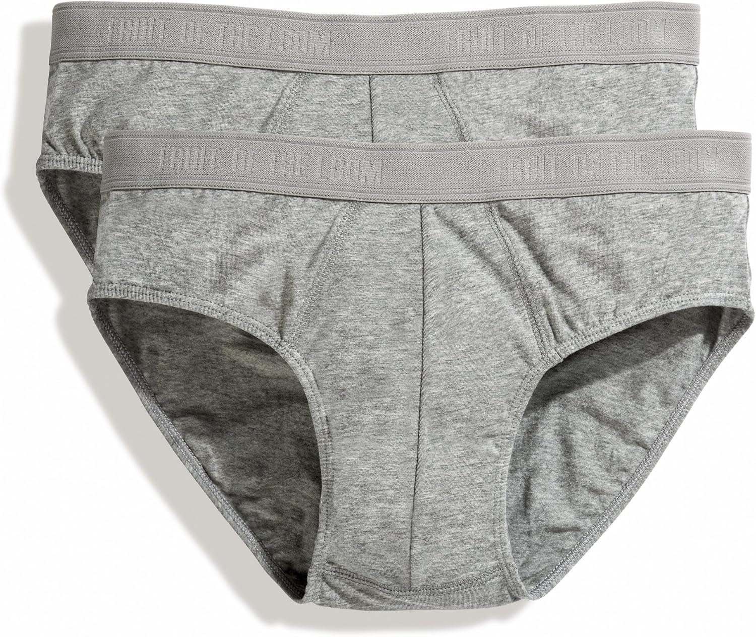 Mens Classic Sport Briefs (Pack of 2) (White) D561