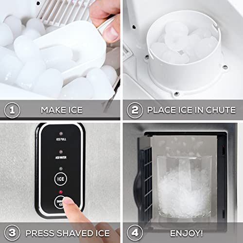 Stainless Steel Electric Countertop Ice Maker Machine V67312
