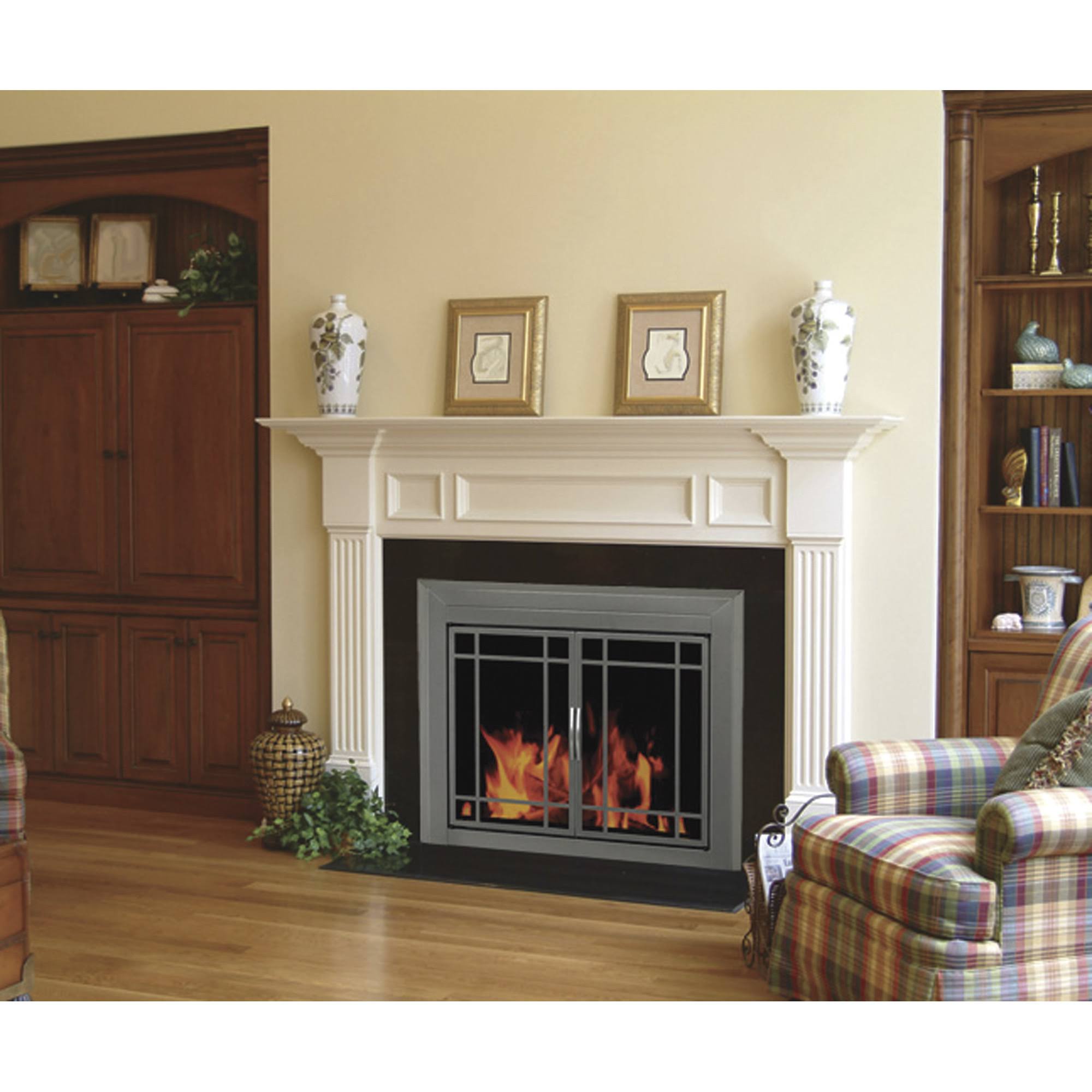 Small Glass Fireplace Doors K98888