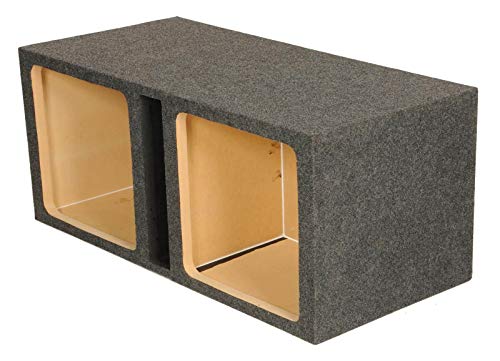 15" Dual Vented Square Subwoofer Enclosure Box B72456