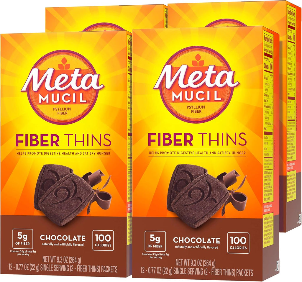 Chocolate Flavor Fiber Thins, 12 Servings Q622995