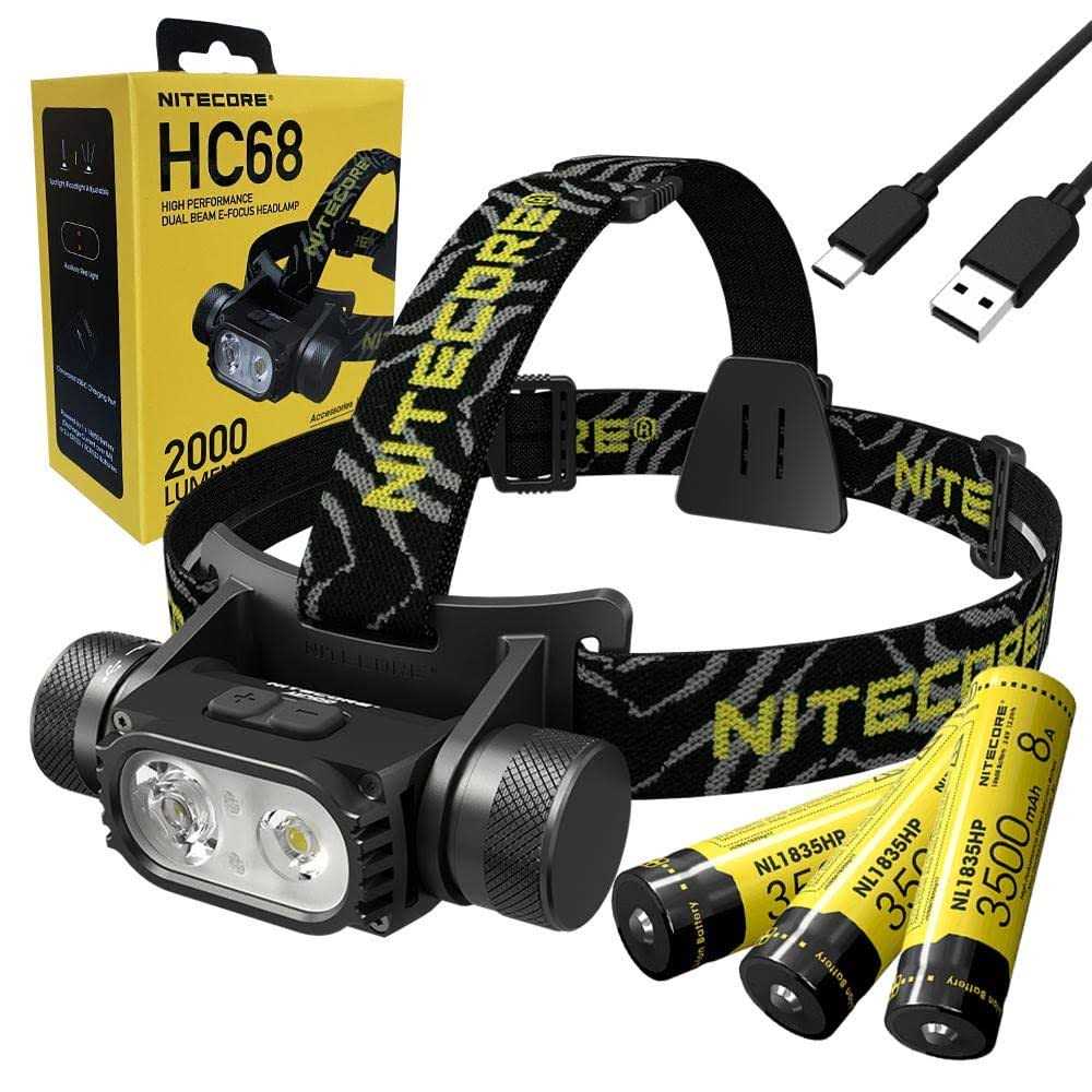 2000 Lumen Rechargeable Focusable Headlamp Y19598