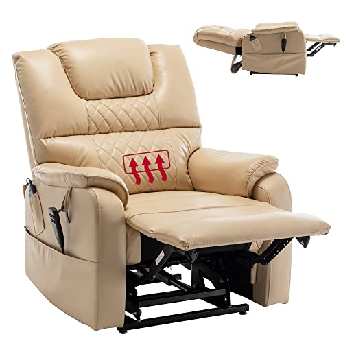 Yellow Heavy Duty Electric Recliner Lift Chair R948