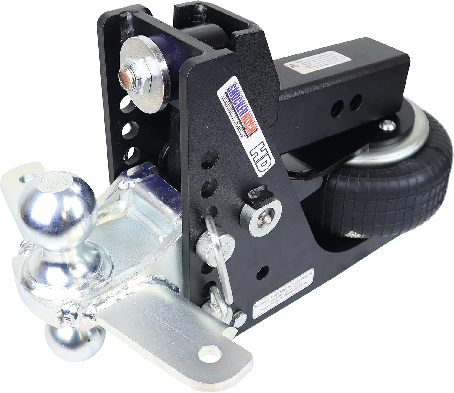 Black Air Hitch & Sway Control Towing Kit, Fits 3" Hitch 2 Sway Arm Z45099