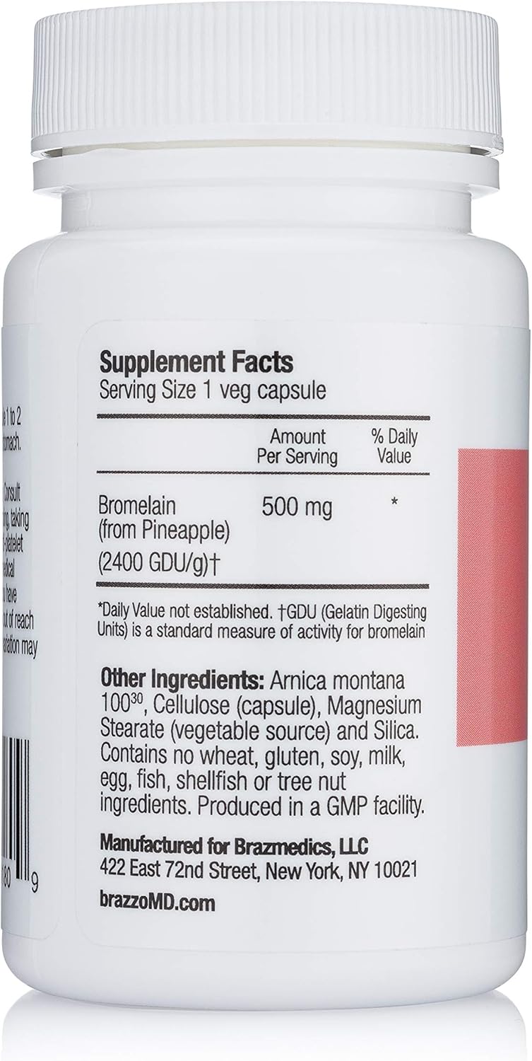 Bromelain with Arnica Tablets, 60 tablets, Pack of 2 N57275