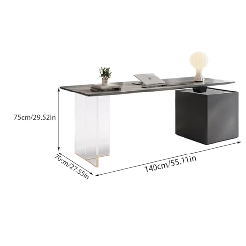 160 * 70 * 75cm Slate Computer Desk P212636