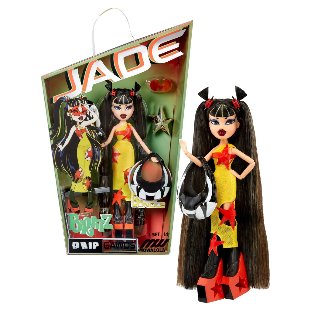 Bratz x Mowalola Special Edition Jade Fashion Doll with 2 Outfits, Assembled 12 inch W748881