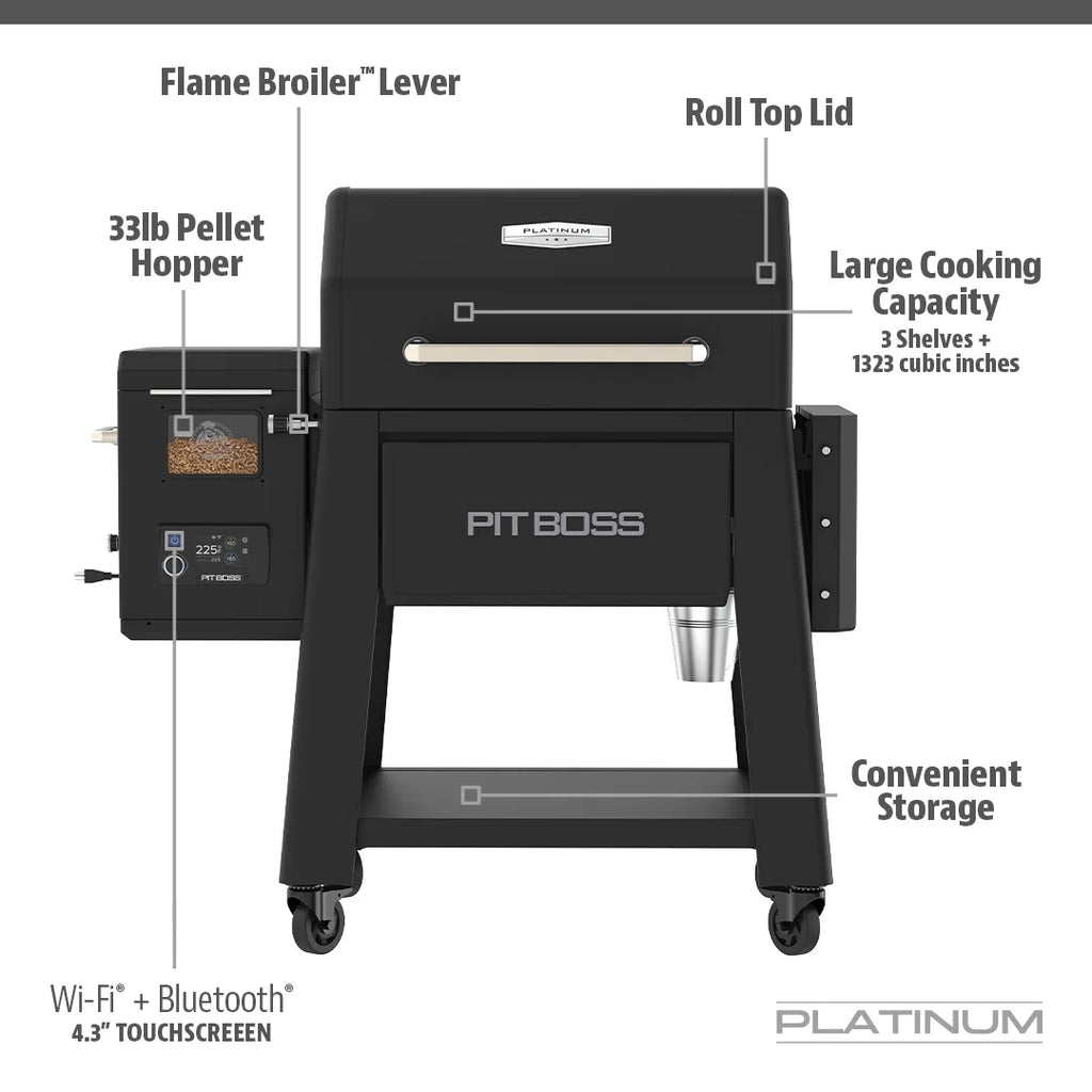 Wood Pellet Grill with Wi-Fi U87689