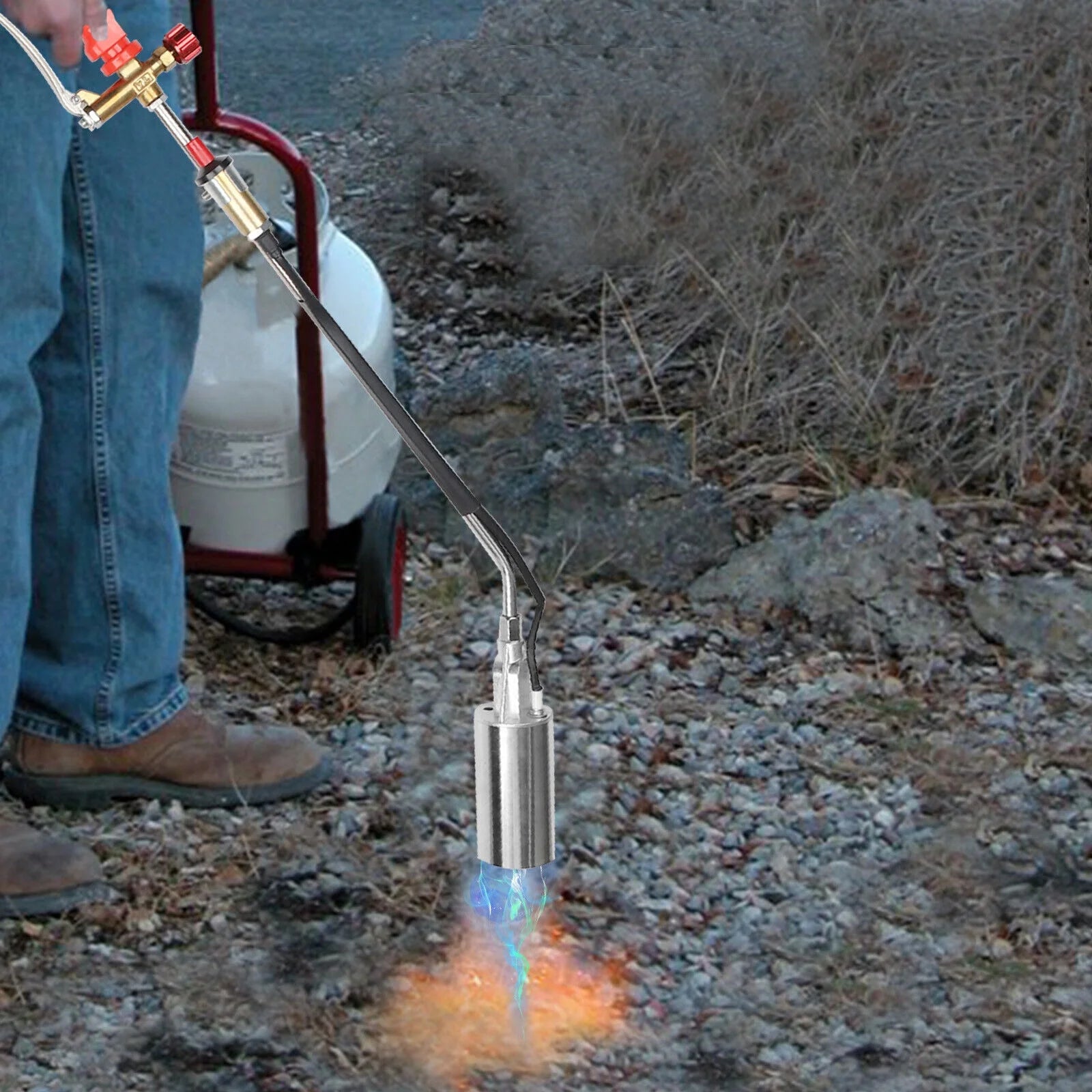 Portable Propane Torch Weed Burner with Hose T969