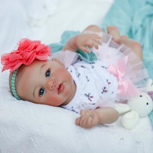 18 Inch Lifelike Reborn Baby Doll with Soft Weighted Body G75527