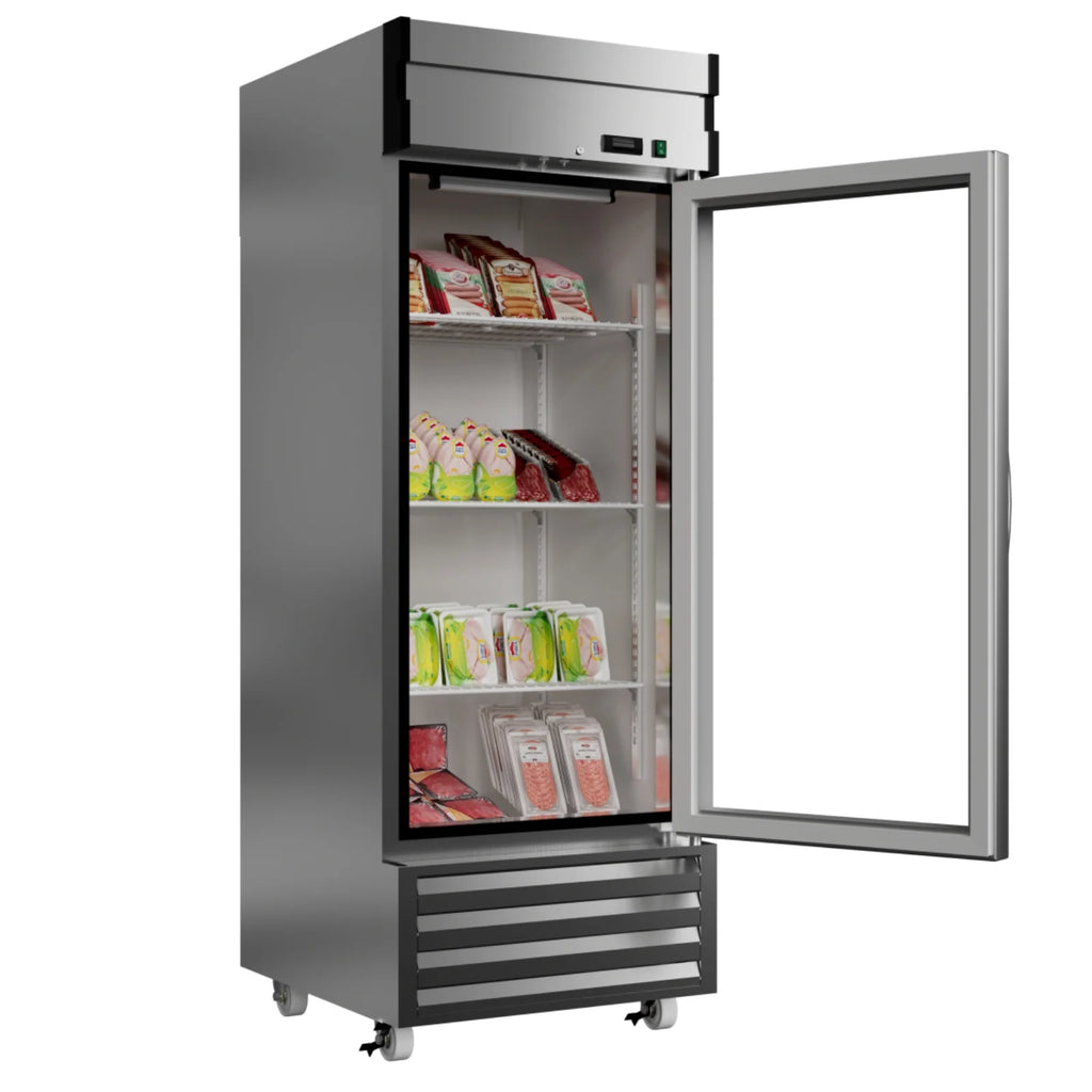 Single Door Glass Door Refrigerator T5381