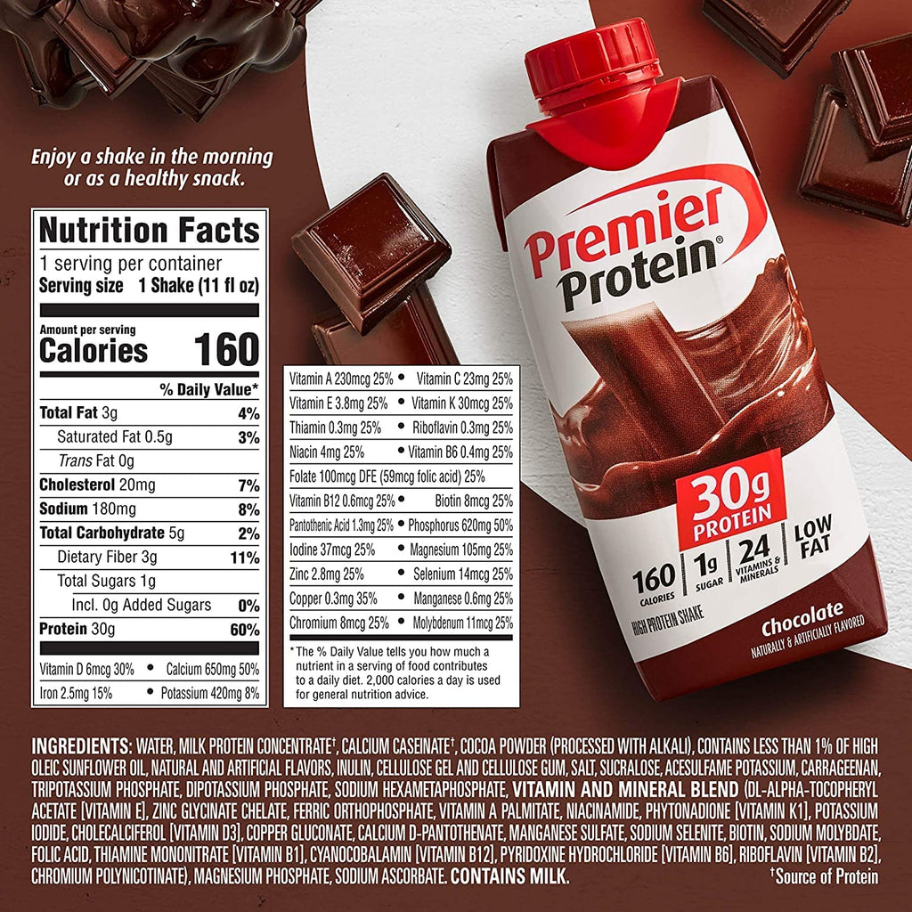 11 Fl. Oz Each Variety Sampler Pack of Protein Shakes (12 Pack) U45936