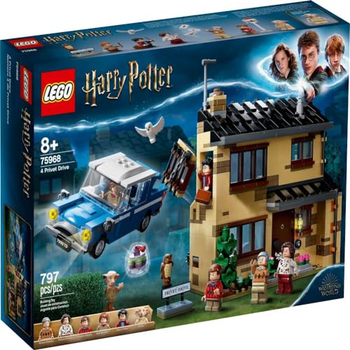 Harry Potter House and Flying Car Toy with Minifigures I56207