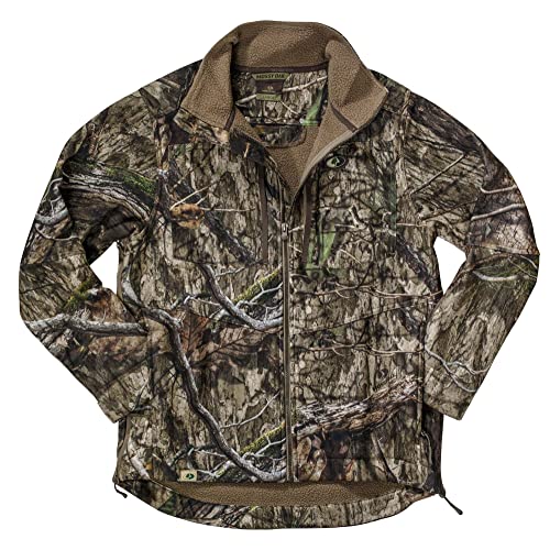 Men's Sherpa Fleece Lined Camo Hunting Jacket H294