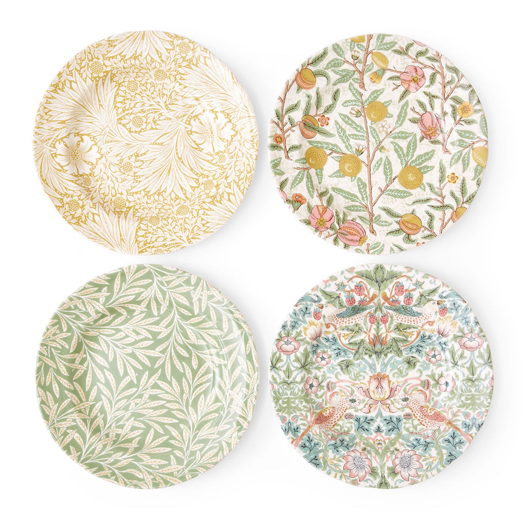 Multicolored Luncheon Plate Set of 4 H859