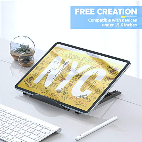 Black Foldable Portable Laptop Stand Q720