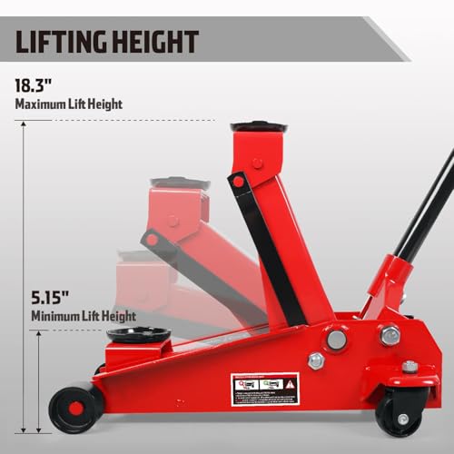 3 Ton Capacity Steel Hydraulic Floor Jack Z9171