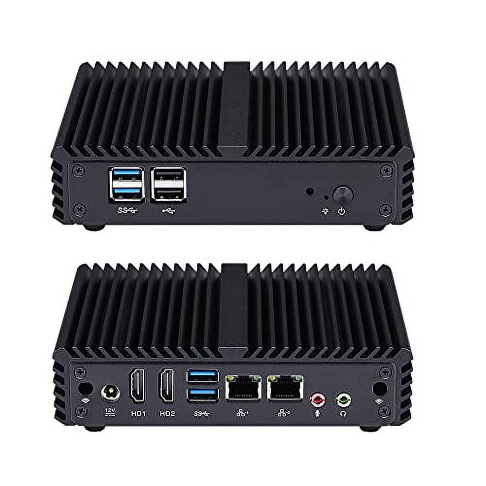 Mini Desktop Computer Fanless Intel Pentium J3710 Quad Core 8GB RAM 128GB SSD Z177