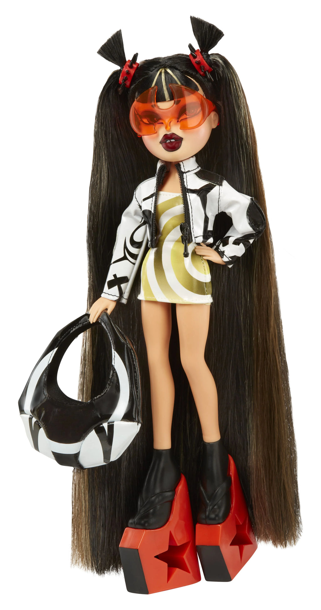 Bratz x Mowalola Special Edition Jade Fashion Doll with 2 Outfits, Assembled 12 inch W748881