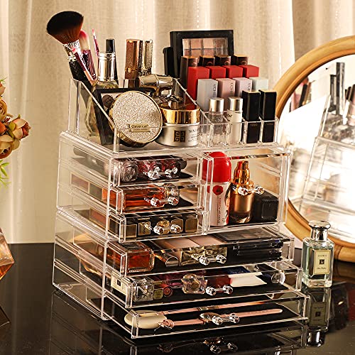 Clear Acrylic 11 Drawers Makeup Storage Organizer K133581
