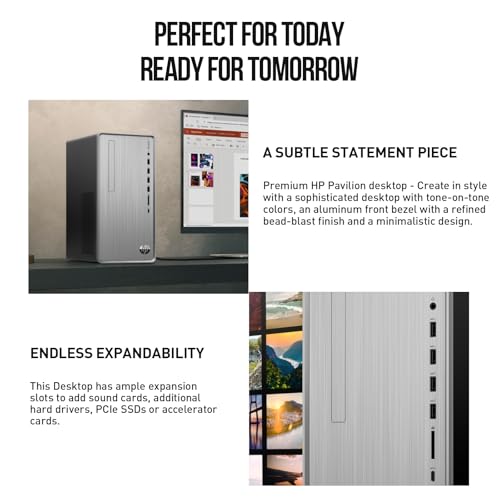 AMD Ryzen 5 Desktop Computer Tower, 32GB RAM 2TB SSD, Windows 11 Pro Y293