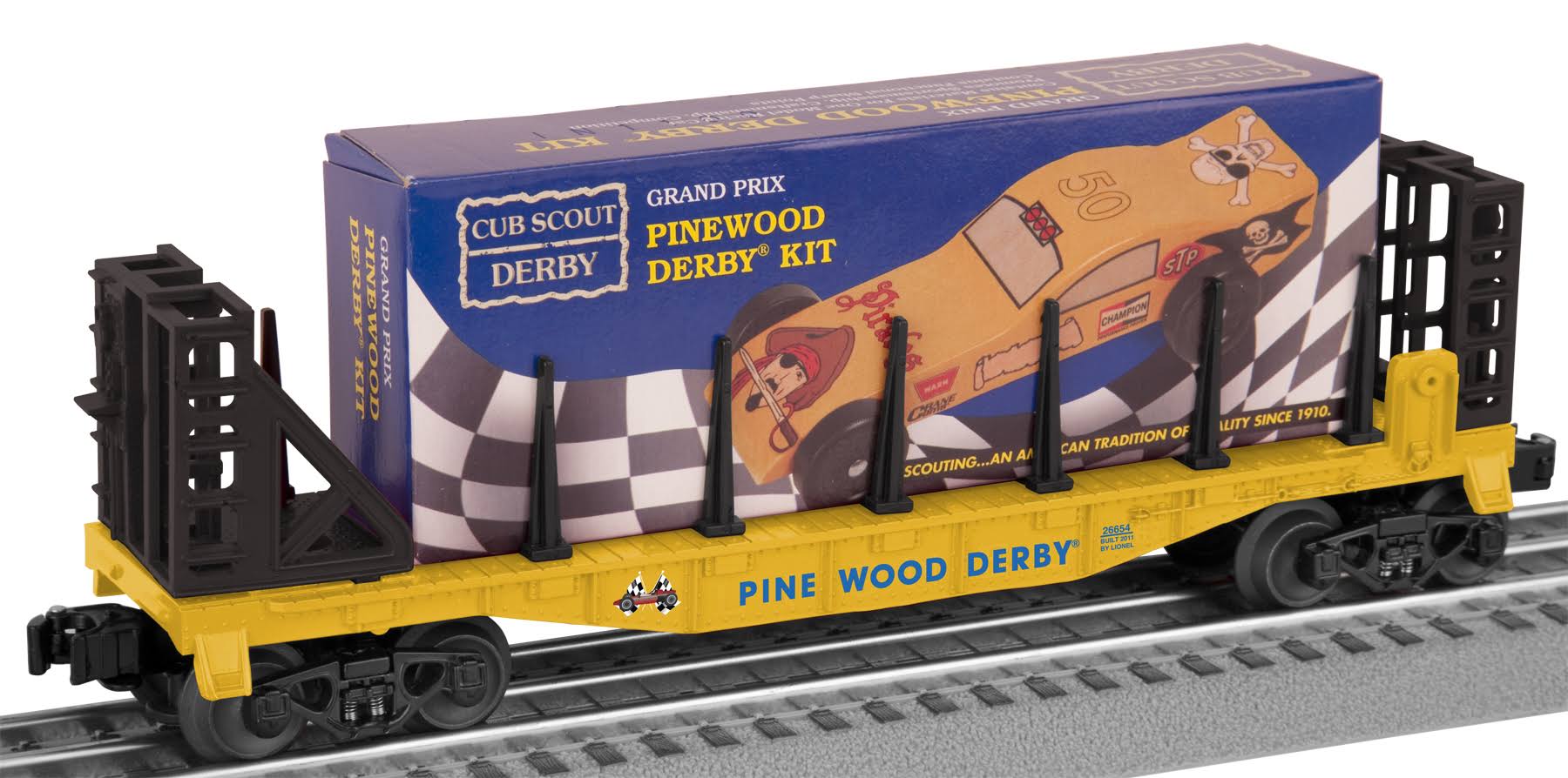 Flatcar w/Pinewood Derby Kit S281437