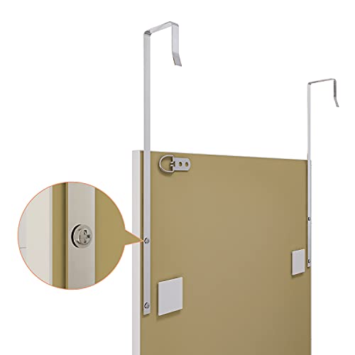 48" x 16" Full Length Metal Frame Mirror, 2 Pcs Door Hanging Mirror C415