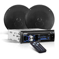 Single Din Bluetooth Car Stereo with 6.5 Inch 2 Way Speakers K315575