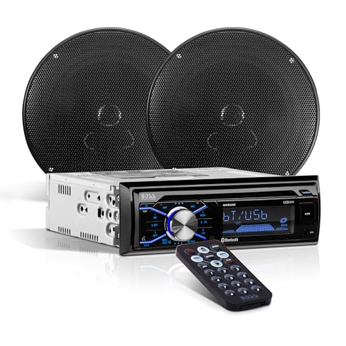 Single Din Bluetooth Car Stereo with 6.5 Inch 2 Way Speakers K315575