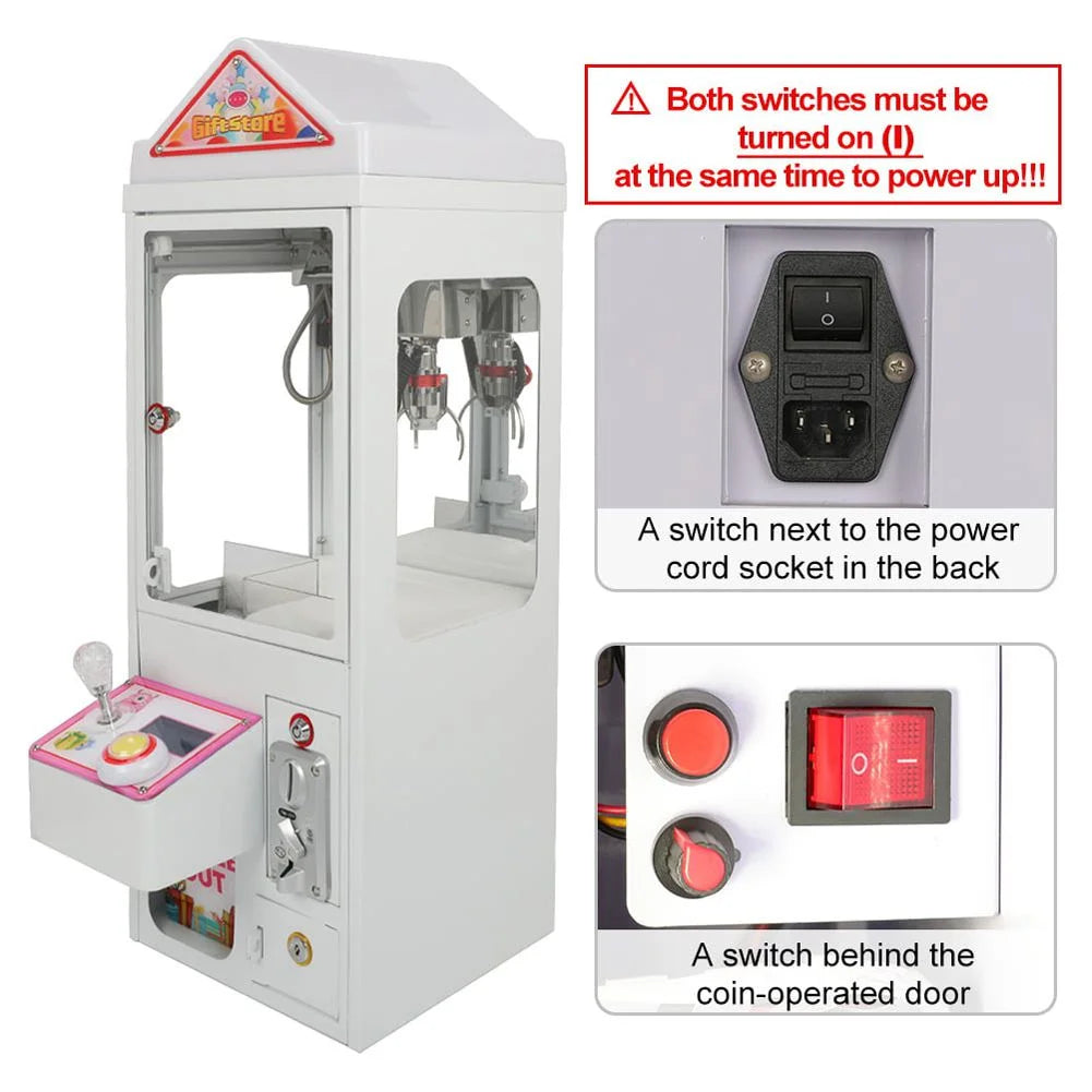 Mini Claw Crane Machine 110V Metal Case K32973