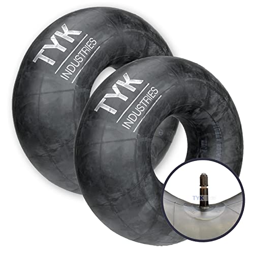 (2-Pack) 18X8.50-10 Lawn Mower Tire Inner Tube with TR13 Short Rubber Valve Stems E133421