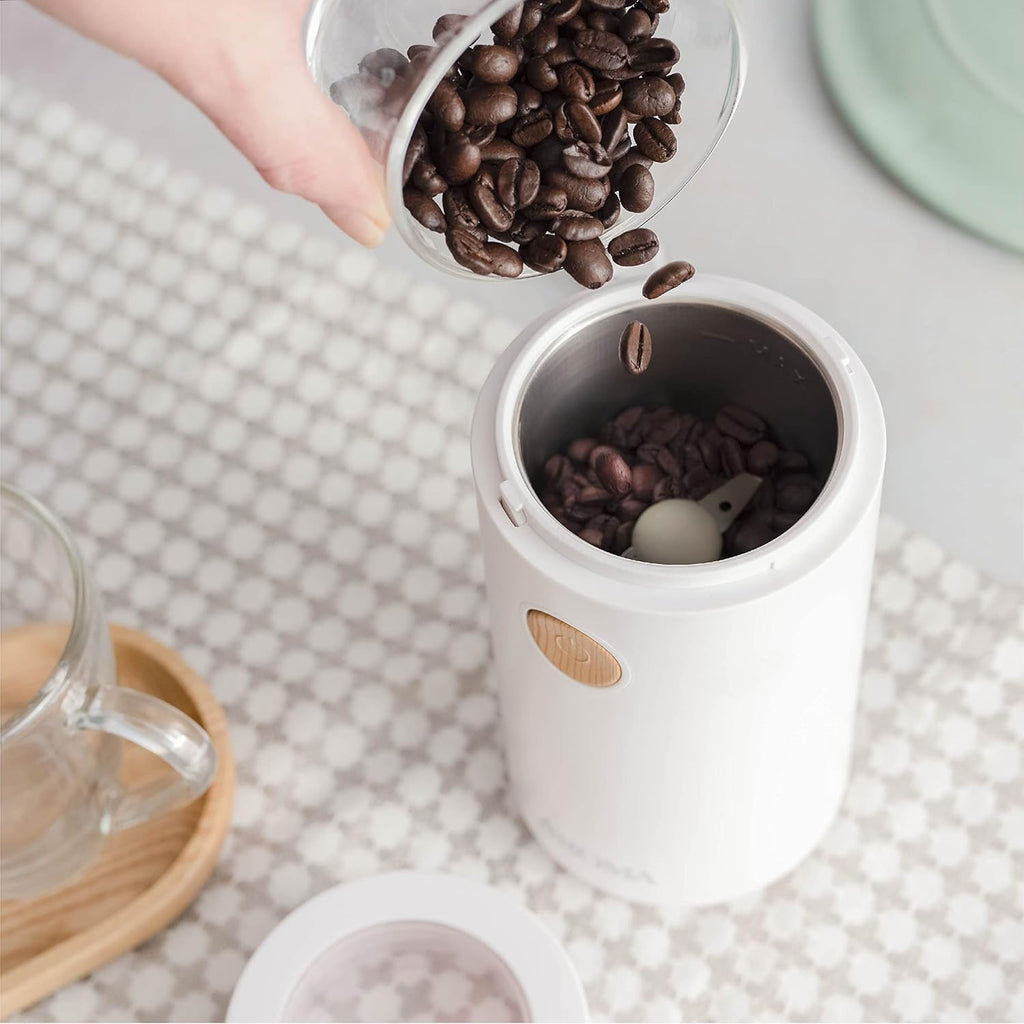 White 40g Mini Electric Coffee Grinder B392