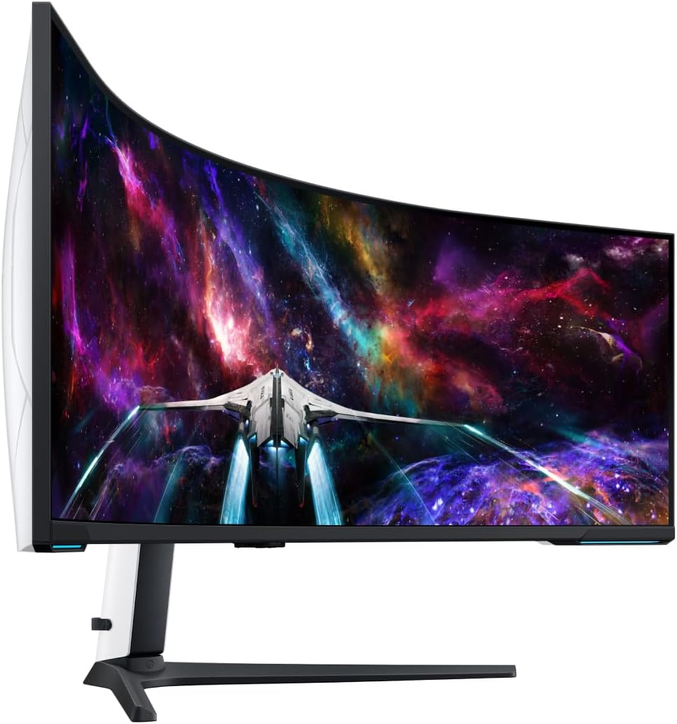 57" Dual 4K UHD 1000R Curved Gaming Monitor, 240Hz, 1ms, Quantum Mini-LED, DisplayHDR 1000 W347