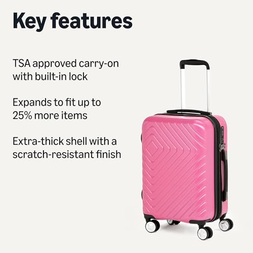 Navy Blue 21-inch Carry On Luggage with Wheels L108298