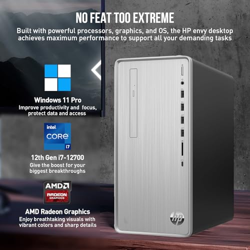 AMD Ryzen 5 Desktop Computer Tower, 32GB RAM 2TB SSD, Windows 11 Pro Y293