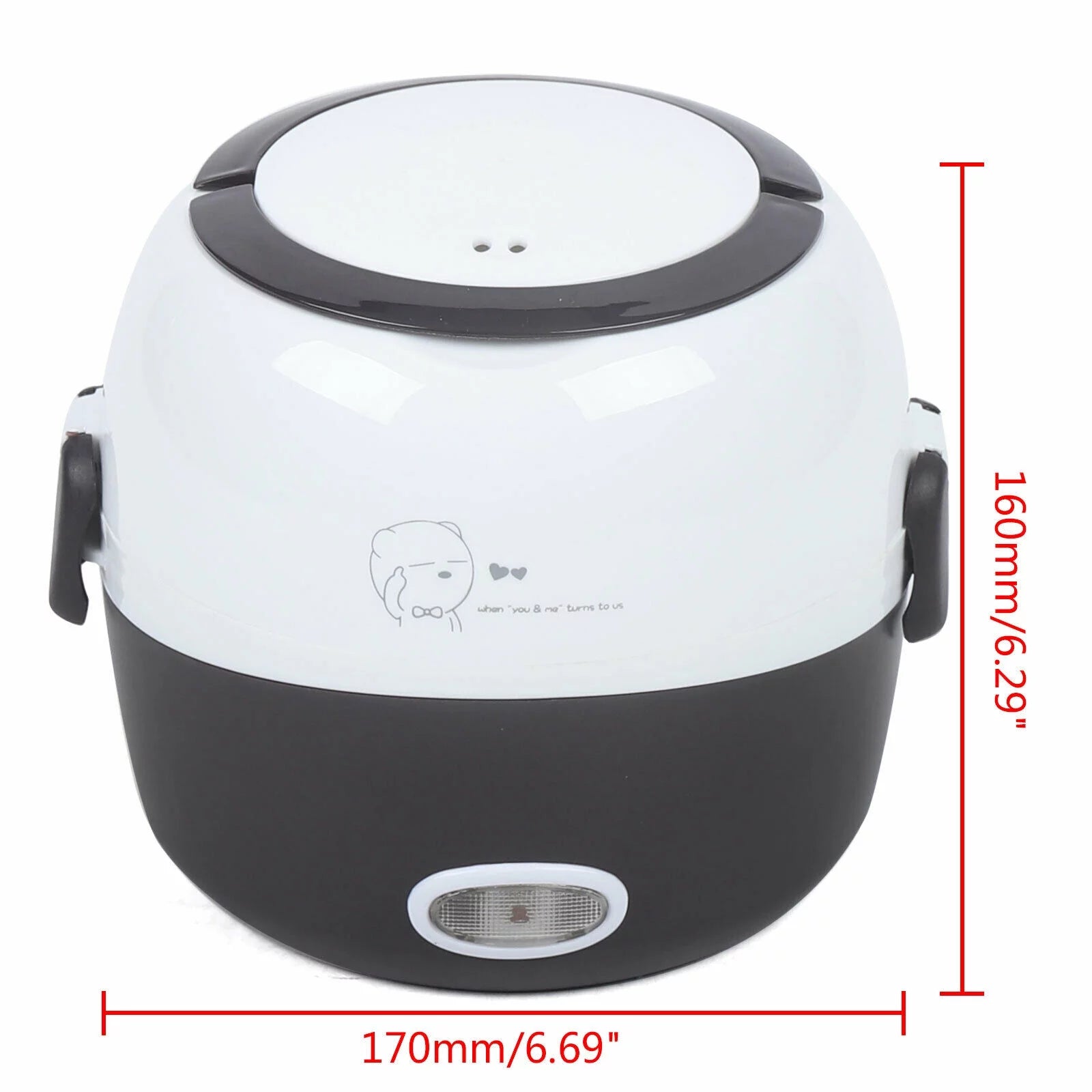 1.3L 2 Layers Electric Rice Cooker Stainless Steel Q865
